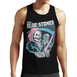 The Blue Stones Hidden Gems Logo All-over-print Unisex Tank Top