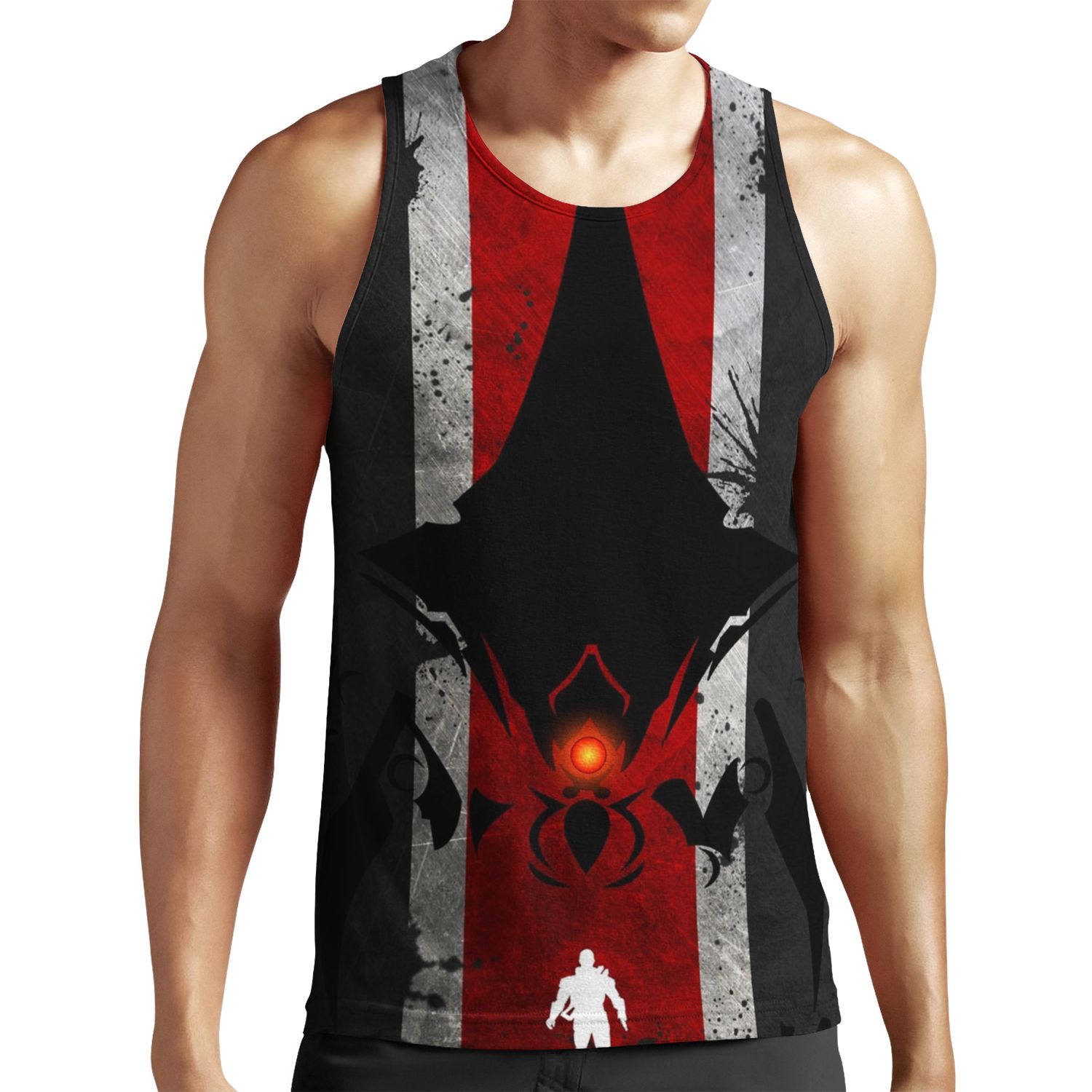 The Commander All-over-print Unisex Tank Top And Poster All-over-print Unisex Tank Top