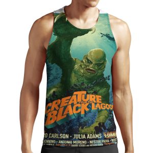 The Creature From The Black Lagoon Modern All-over-print Unisex Tank Top