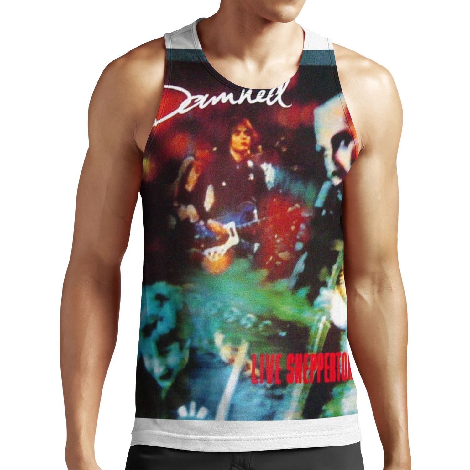 The Damned Live Punk Rock All-over-print Unisex Tank Top