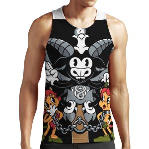 The Devil Xv Tarot Card Baphomet All-over-print Unisex Tank Top