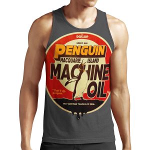 The Dollop Penguin Oil All-over-print Unisex Tank Top
