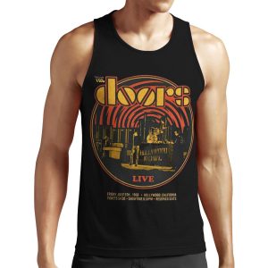 The Doors Jim Morrison Vintage Band Setup Official All-over-print Unisex Tank Top