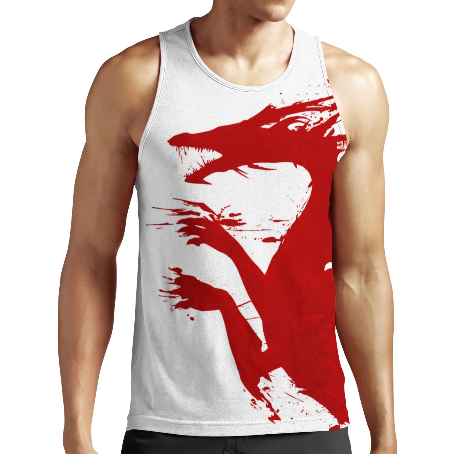 The Dragon All-over-print Unisex Tank Top