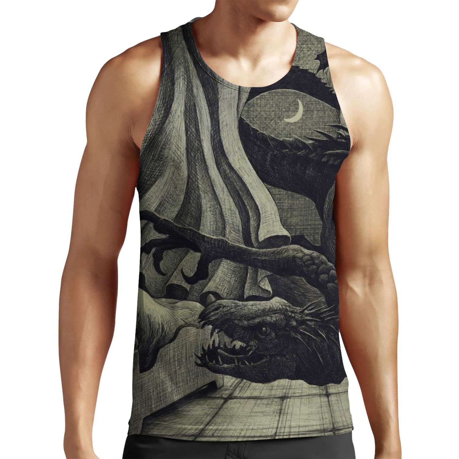 The Dragon And The Princess All-over-print Unisex Tank Top