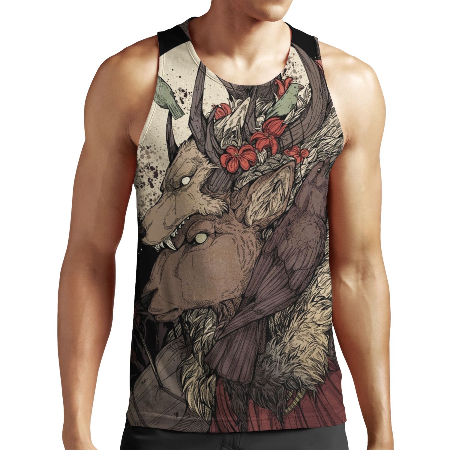 The Elk King All-over-print Unisex Tank Top