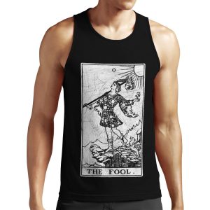 The Fool Tarot Card Major Arcana Fortune Telling Occult All-over-print Unisex Tank Top