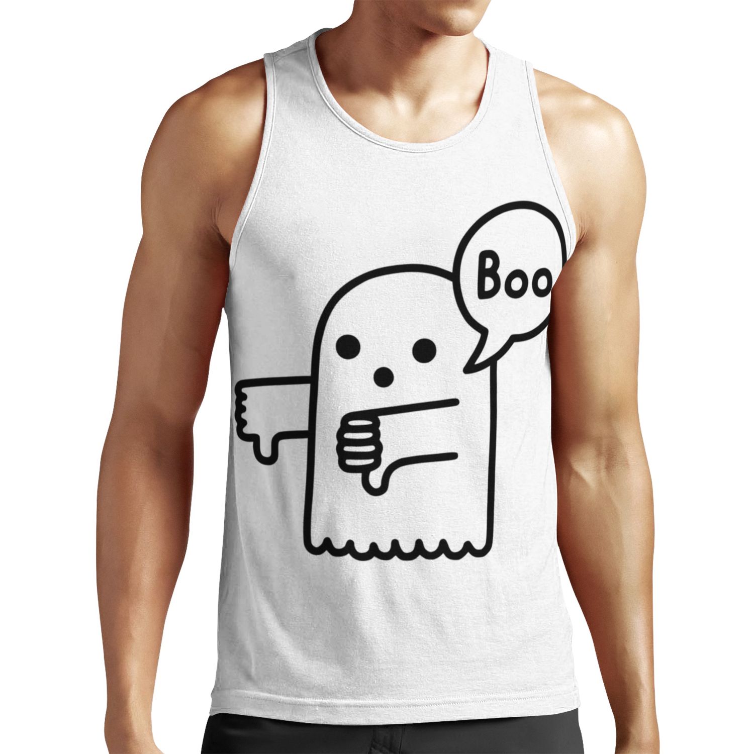 The Ghost Of Disapproval All-over-print Unisex Tank Top