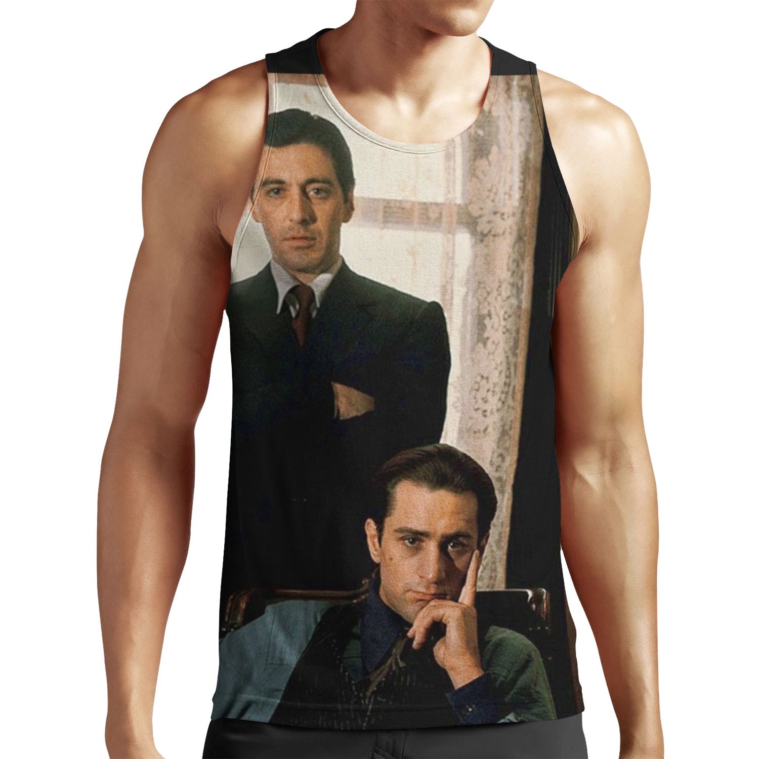 The Godfather Al Pacino Robert De Niro All-over-print Unisex Tank Top
