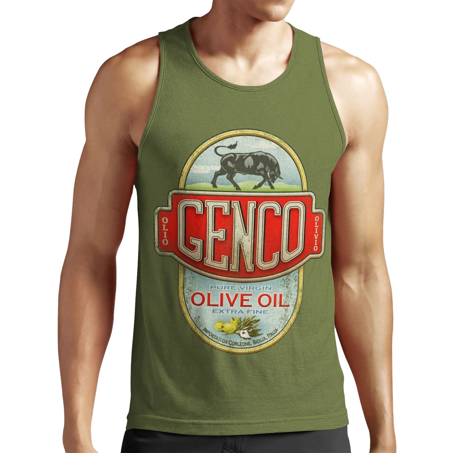 The Godfather Genco Olive Oil Co All-over-print Unisex Tank Top