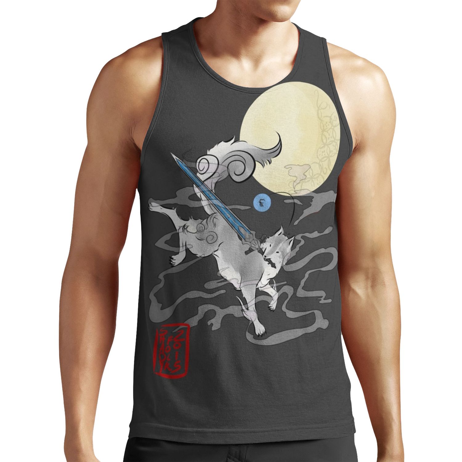 The Great Grey Wolf Sifkami All-over-print Unisex Tank Top