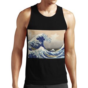 The Great Wave Off Kanagawa By Katsushika Hokusai Reproduction All-over-print Unisex Tank Top