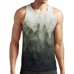 The Heart Of My Heart Green Mountain Edit All-over-print Unisex Tank Top