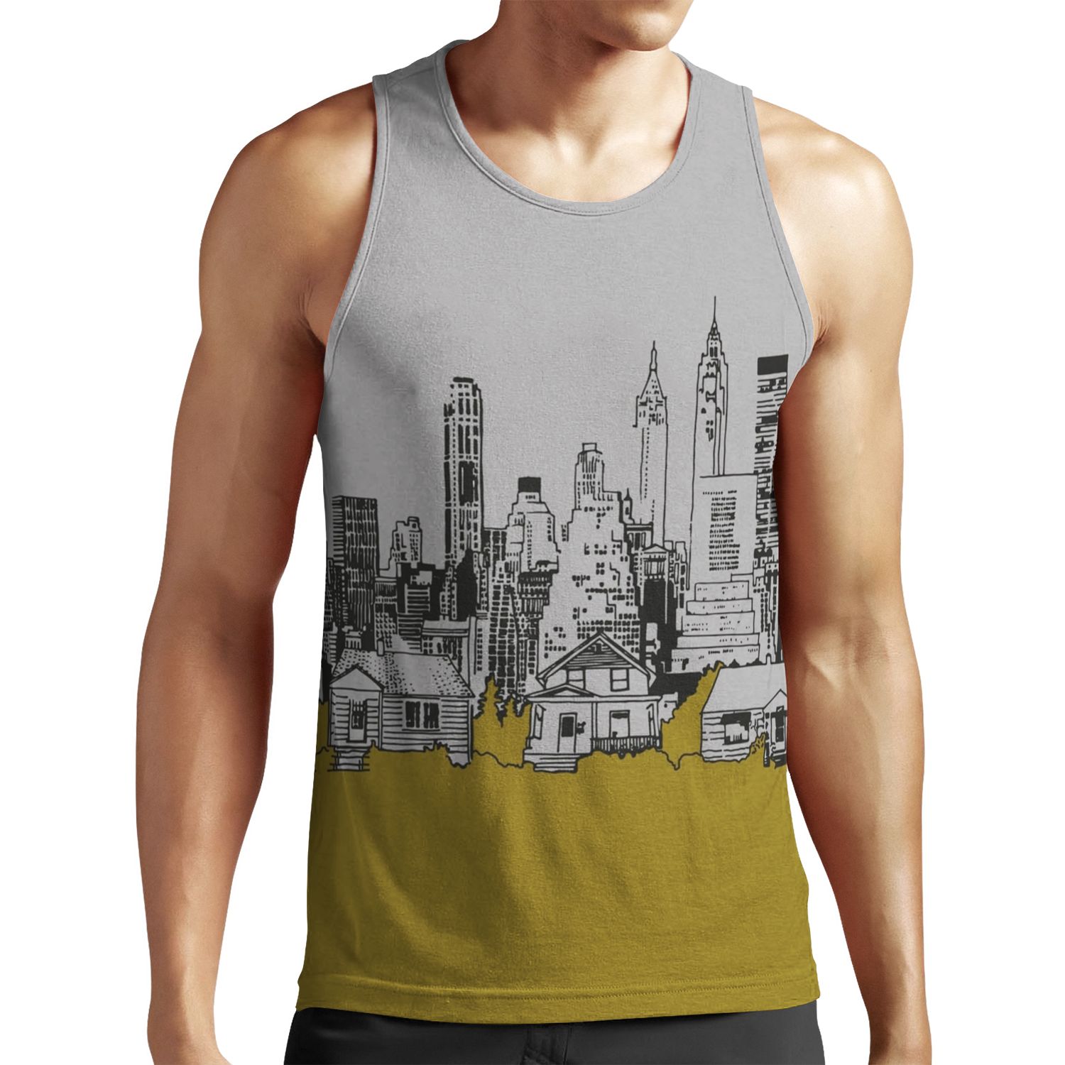 The Hissing Of Summer Lawns Blank All-over-print Unisex Tank Top