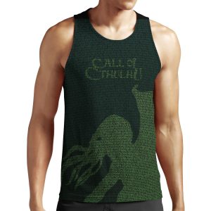 The Horror Between The Lines Cthulhu All-over-print Unisex Tank Top