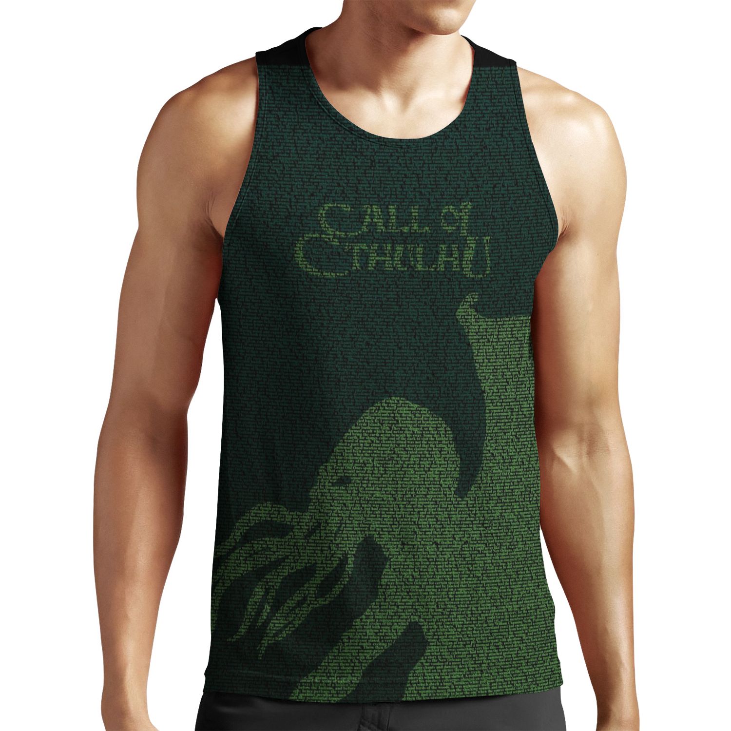 The Horror Between The Lines Cthulhu All-over-print Unisex Tank Top