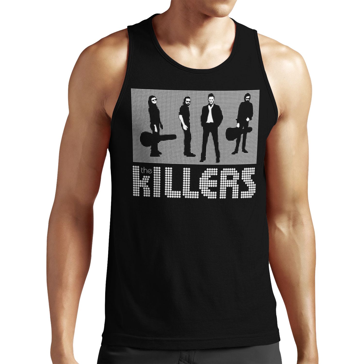 The Killers White All-over-print Unisex Tank Top