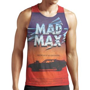 The Last Of The V8 S Vintage Custom Mad Max Poster All-over-print Unisex Tank Top