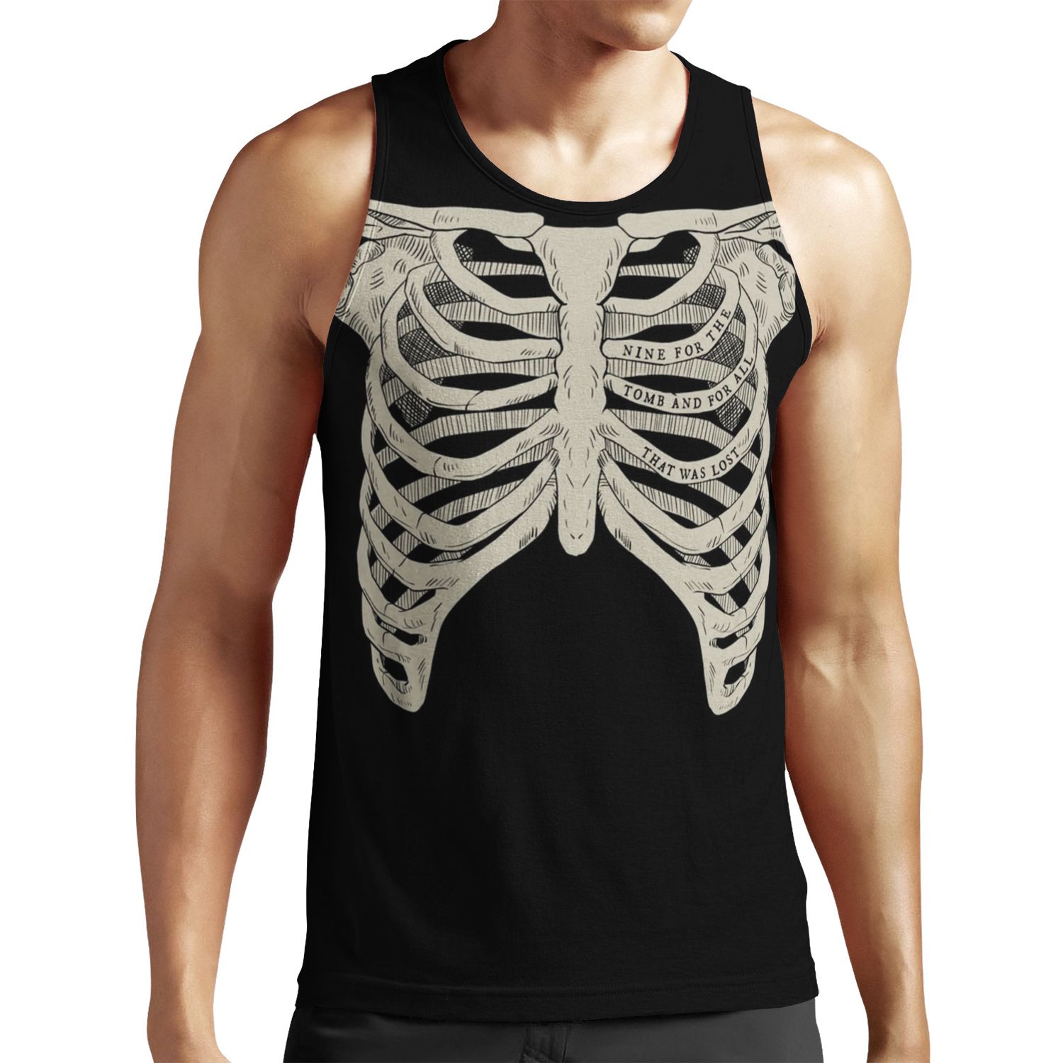 The Locked Tomb Ribcage All-over-print Unisex Tank Top