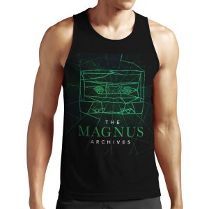 The Magnus Archives Logo Season 5 Square Block Logo All-over-print Unisex Tank Top