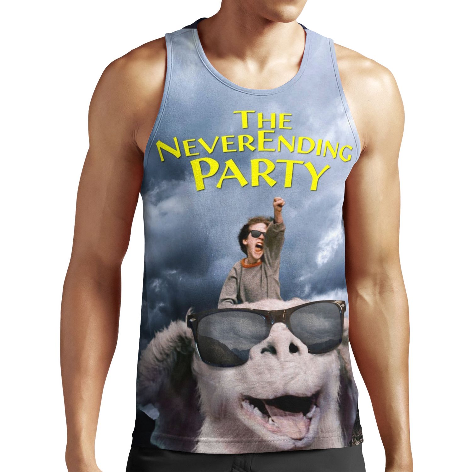 The Neverending Party All-over-print Unisex Tank Top