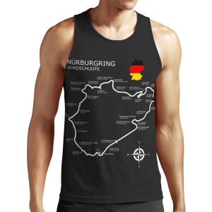 The Nurburgring Nordschleife All-over-print Unisex Tank Top