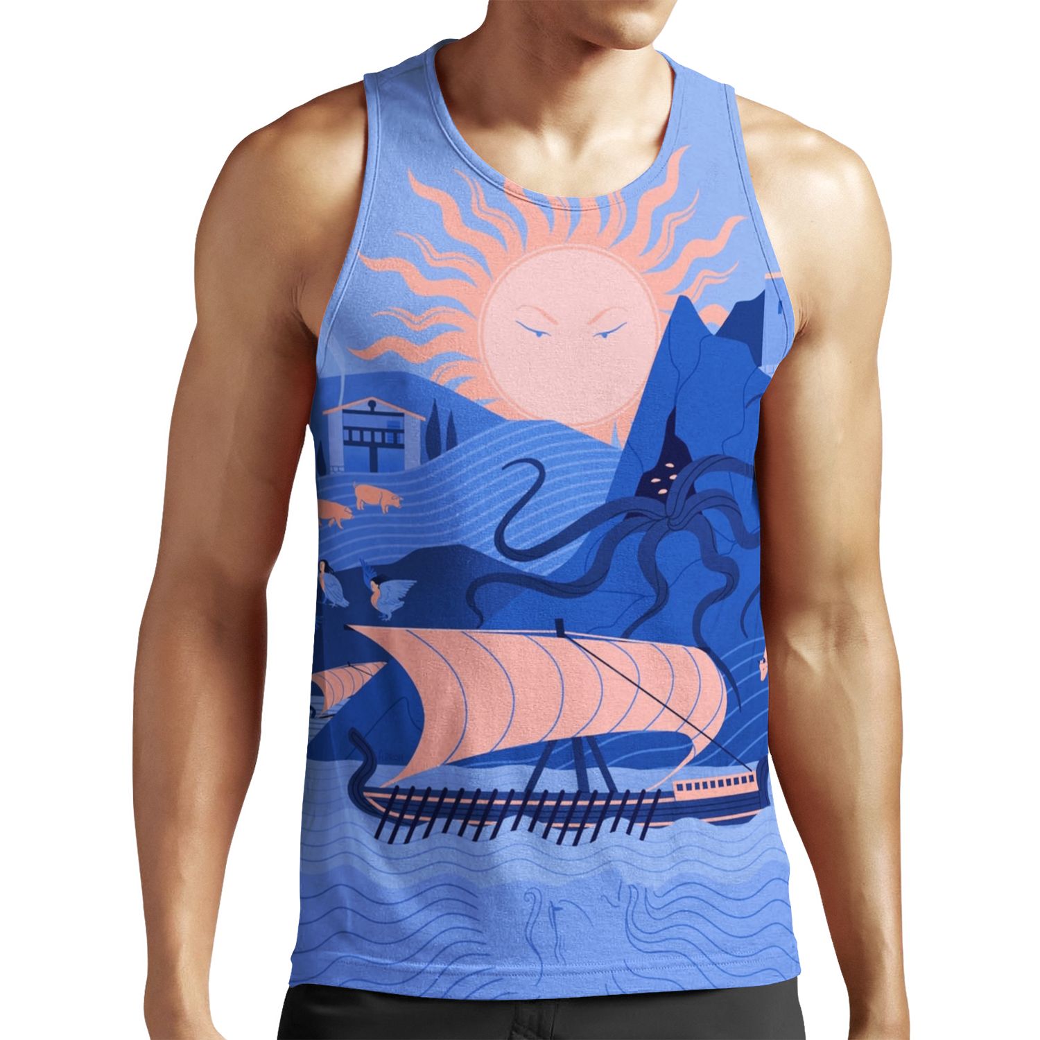 The Odyssey All-over-print Unisex Tank Top