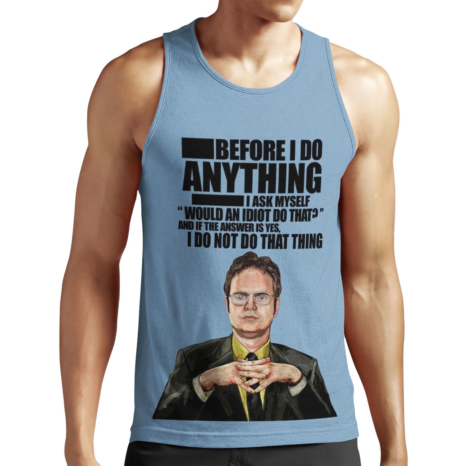 The Office Dwight K Schrute All-over-print Unisex Tank Top