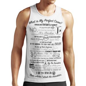 The Office Dwight S Perfect Crime All-over-print Unisex Tank Top