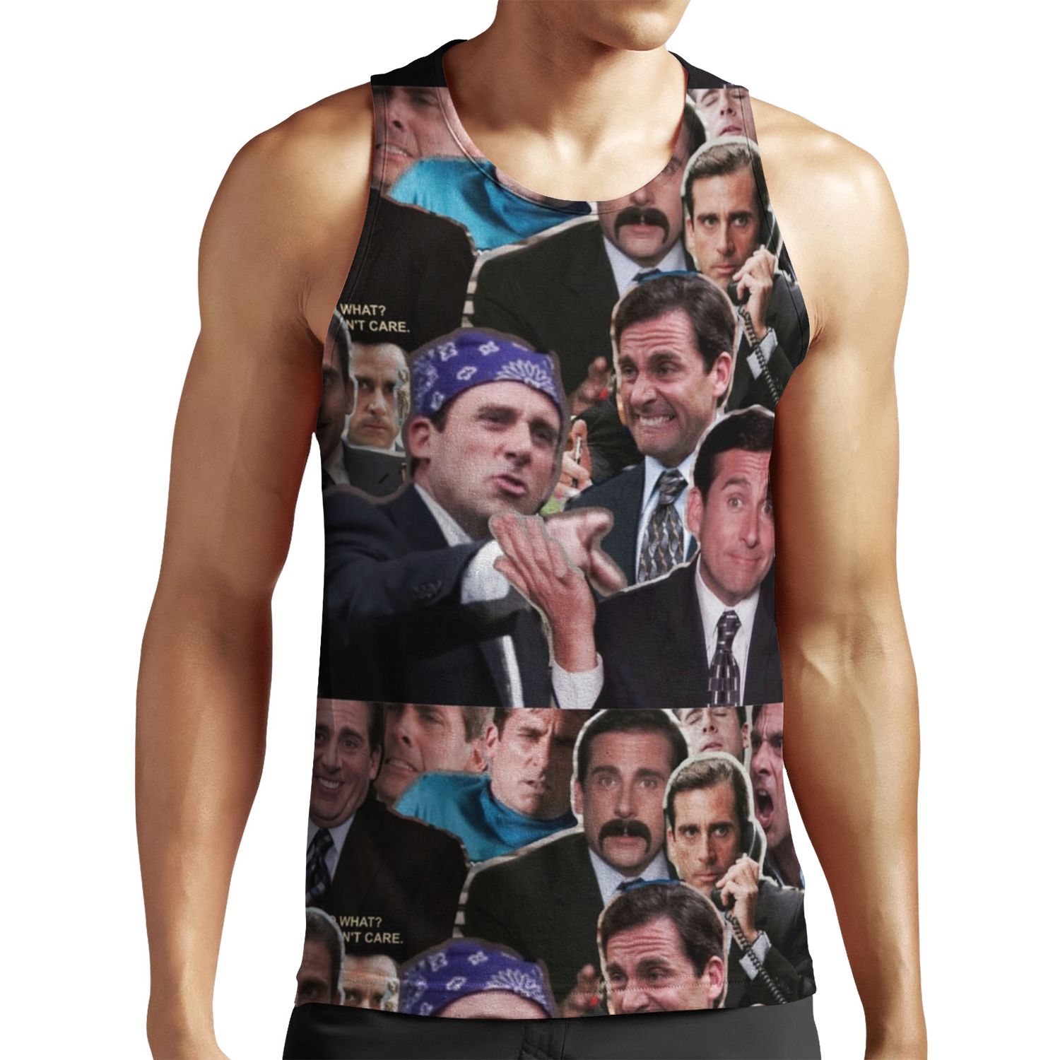 The Office Michael Scott Steve Carell All-over-print Unisex Tank Top