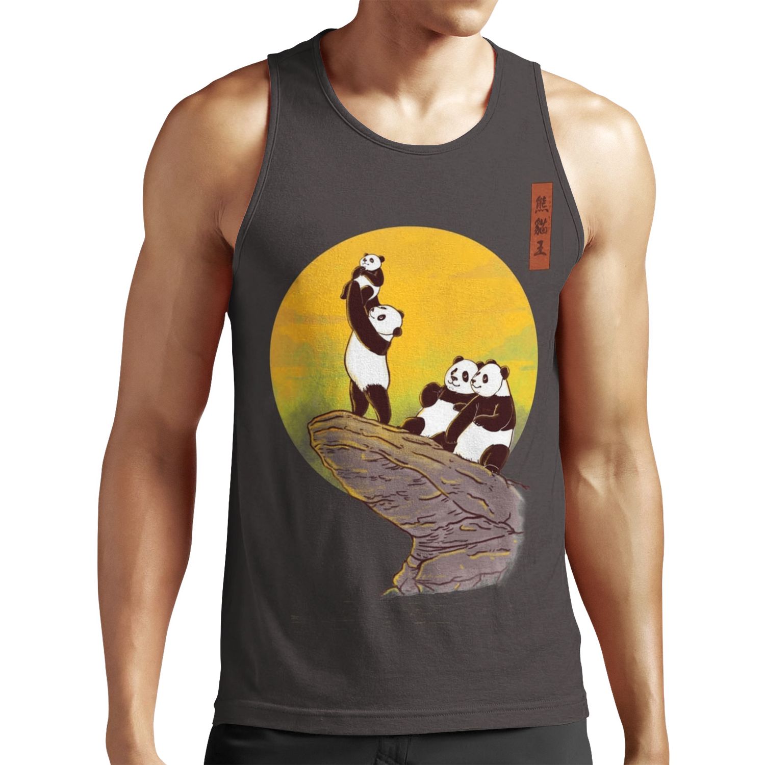 The Panda King All-over-print Unisex Tank Top