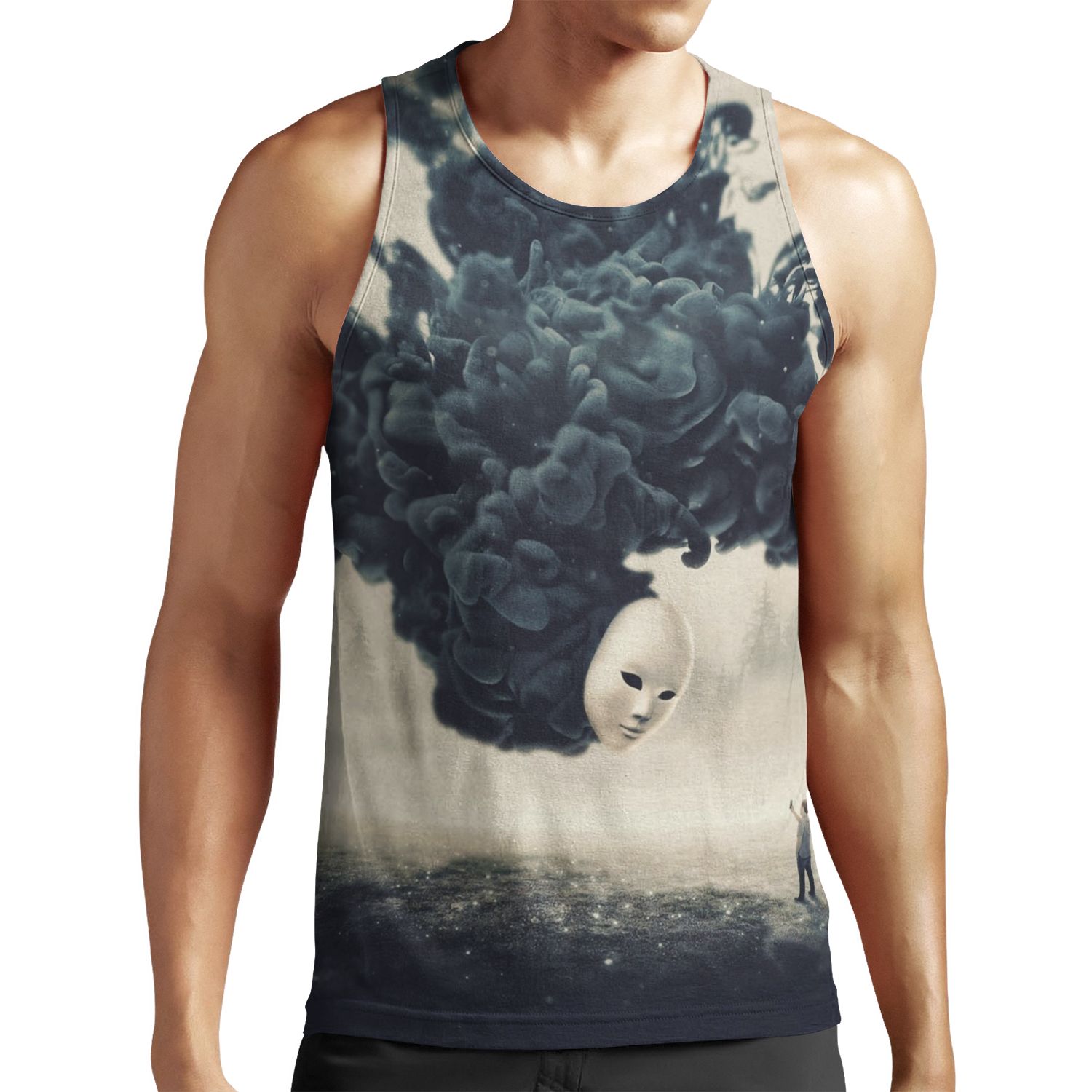 The Selfie A Dark Surrealism All-over-print Unisex Tank Top