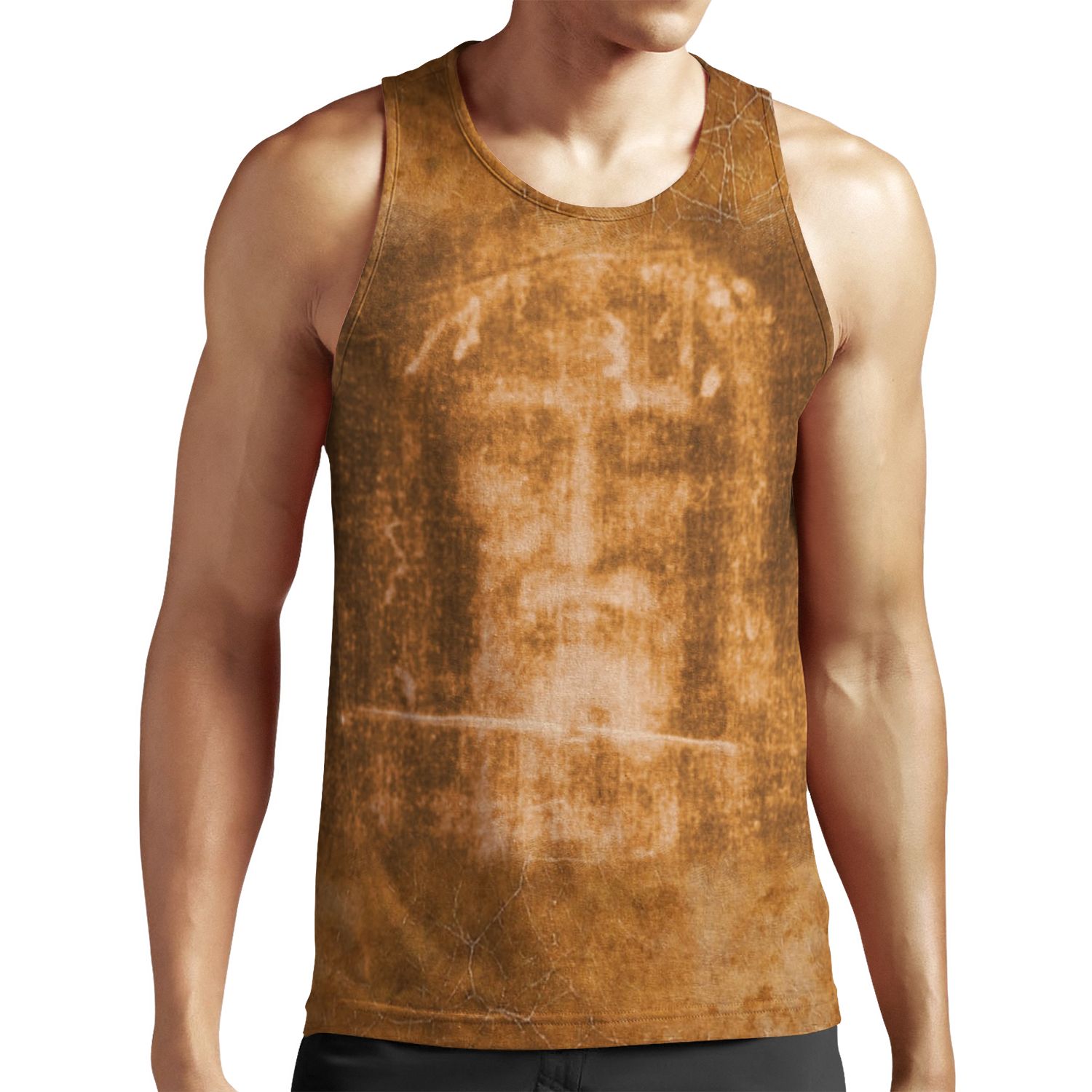The Shroud Of Turin Holy Face Crucifix Cross Jesus Passion 101 Oa All-over-print Unisex Tank Top