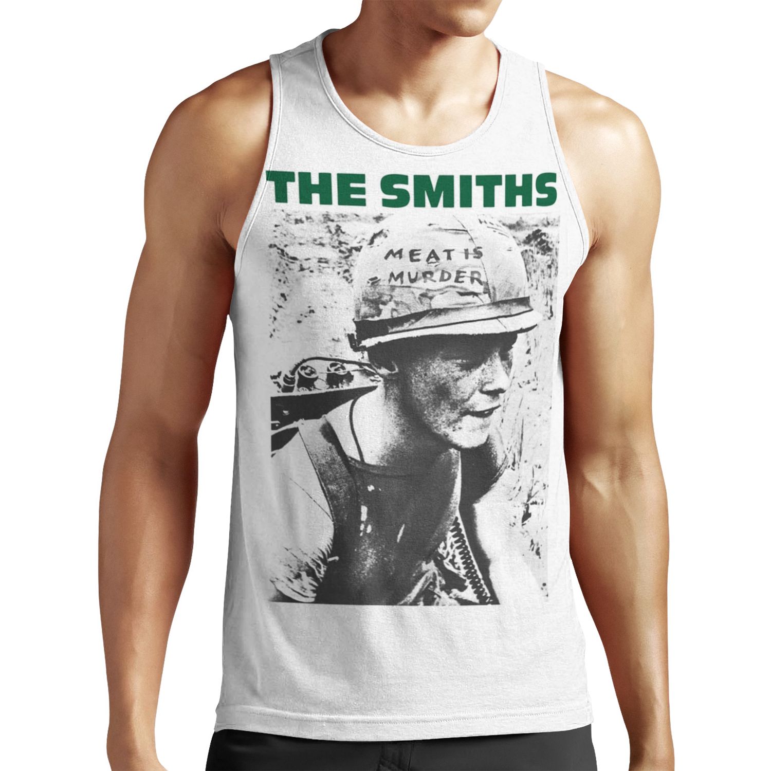The Smiths Meat Is Murder Punk Rock Morissey Retro Unisex All-over-print Unisex Tank Top Design Shirts All-over-print Unisex Tank Top