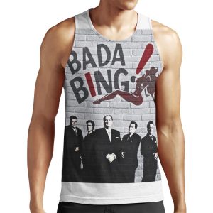 The Sopranos Bada Bing Banksy Style All-over-print Unisex Tank Top