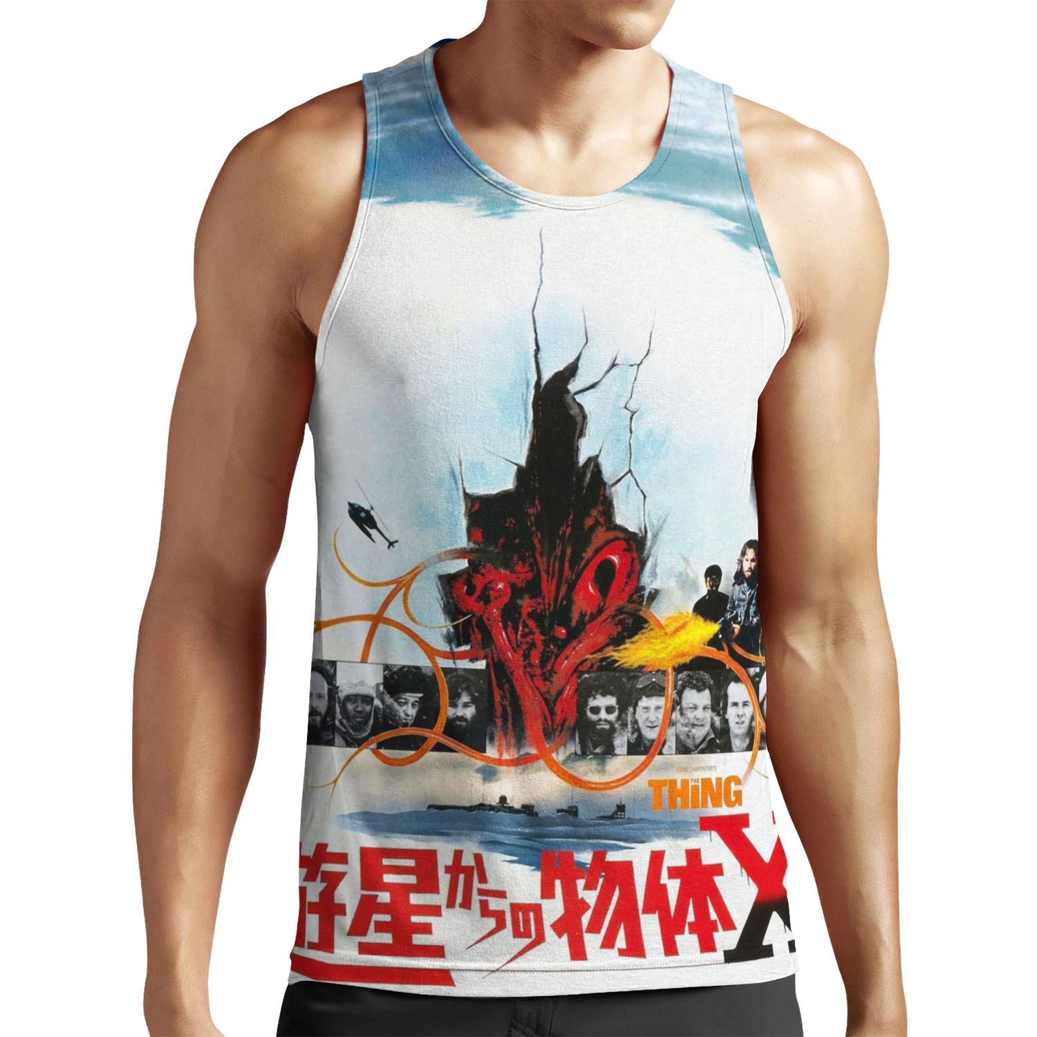 The Thing Japanese Poster All-over-print Unisex Tank Top