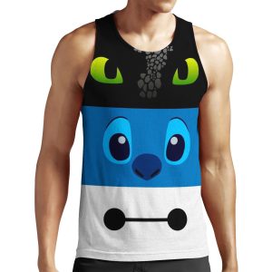 The Three Colors All-over-print Unisex Tank Top