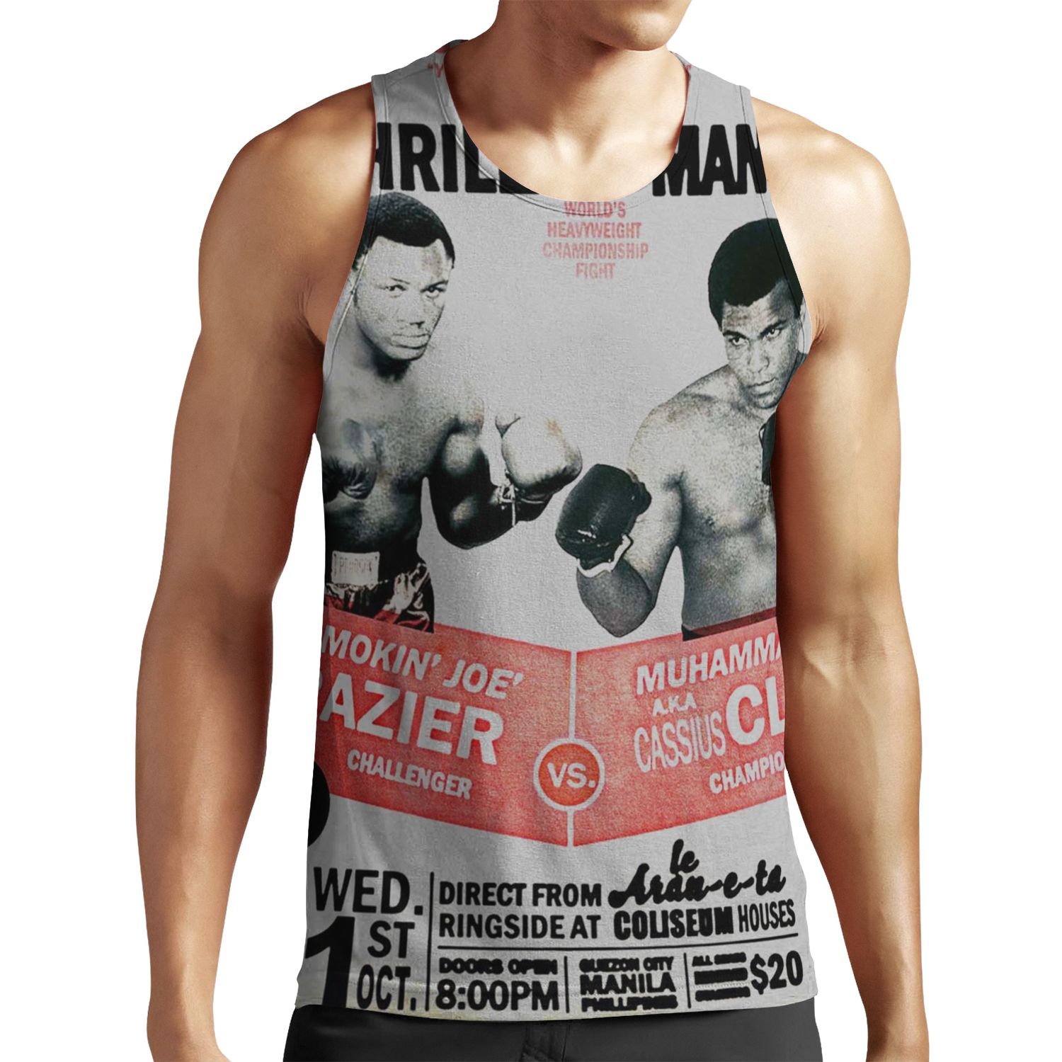 The Thrilla In Manila Frazier Vs Ali All-over-print Unisex Tank Top