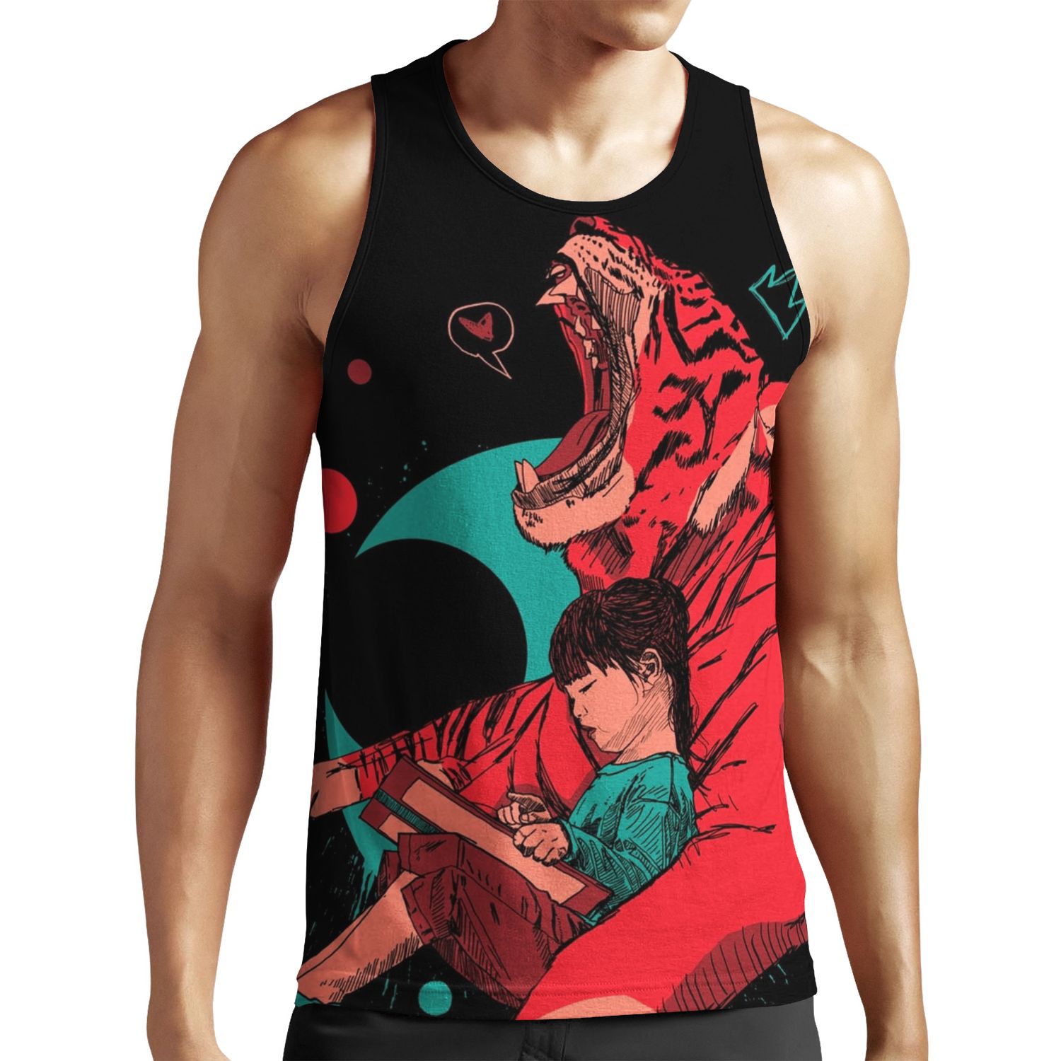 The Tiger And The Girl All-over-print Unisex Tank Top