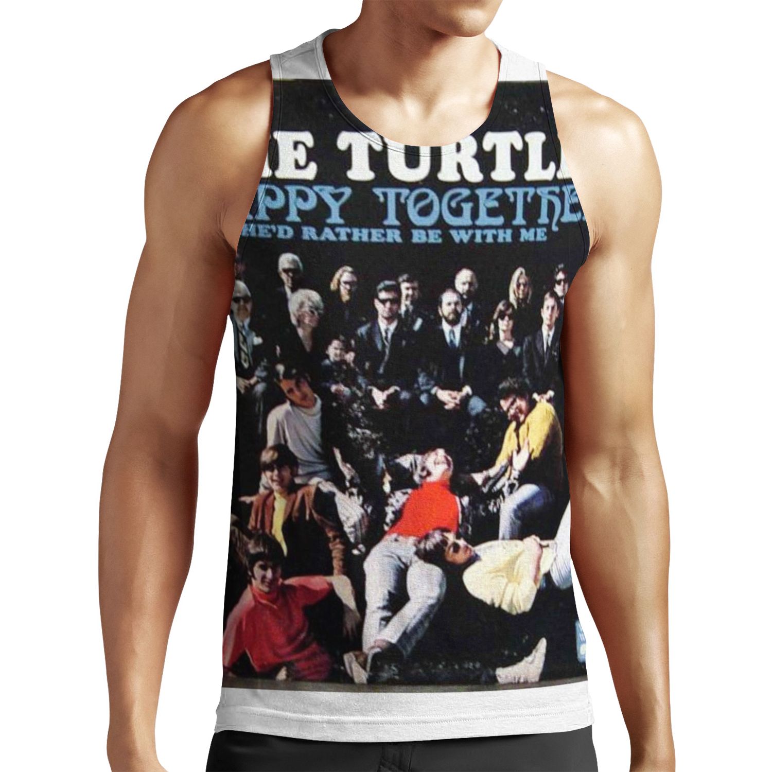 The Turtles Happy Together 60 S Pop Rock All-over-print Unisex Tank Top