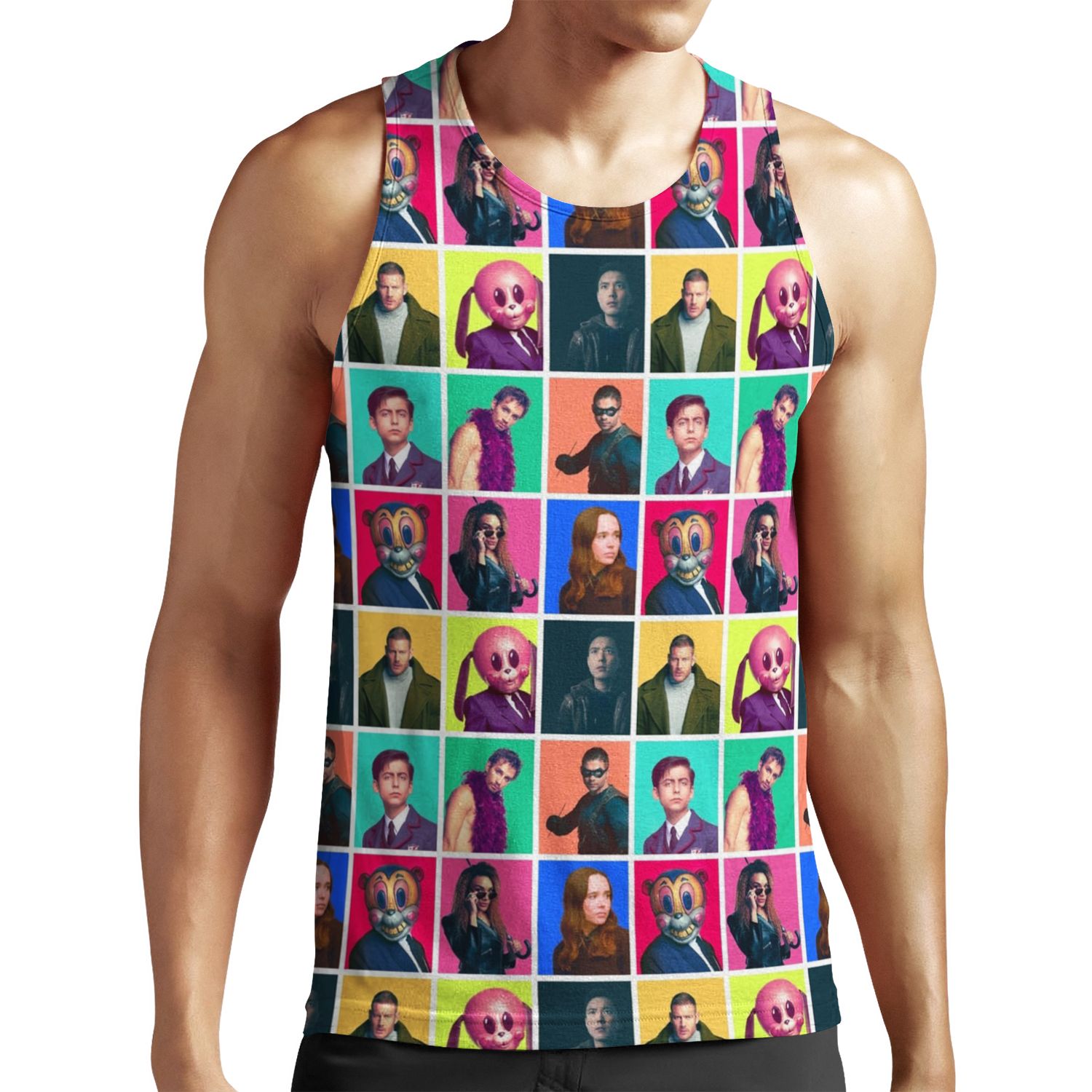 The Umbrella Academy Character Collage All-over-print Unisex Tank Top