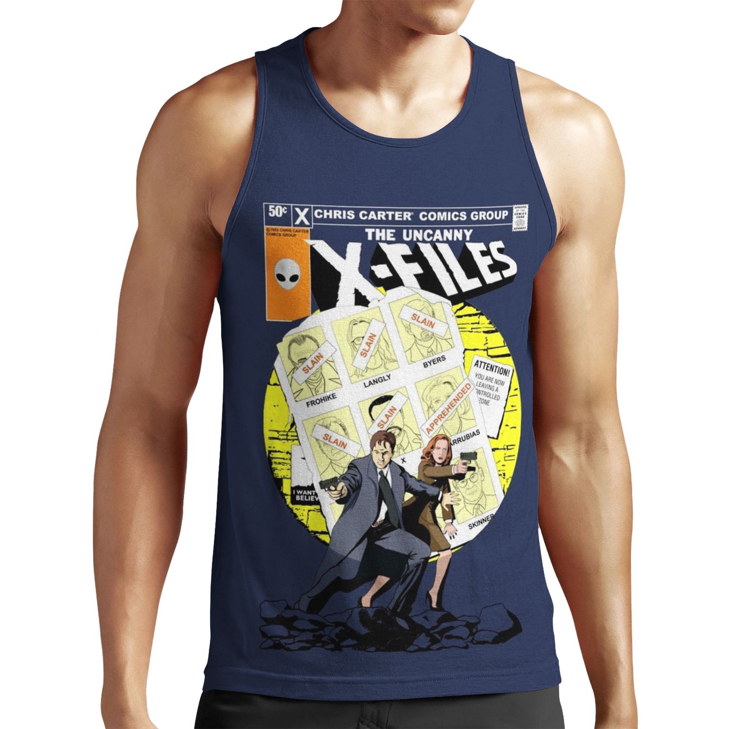 The Uncanny X Files All-over-print Unisex Tank Top