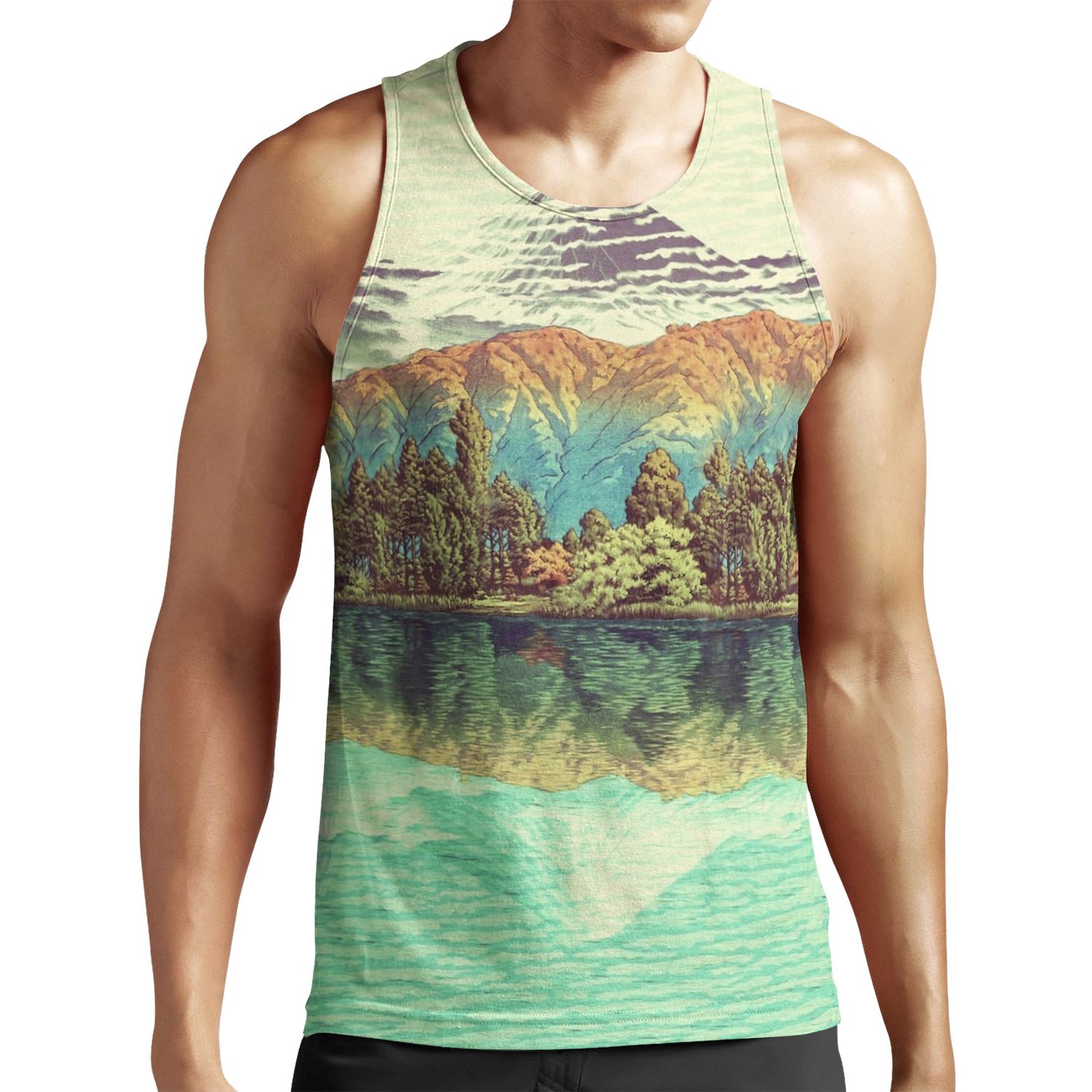 The Unknown Hills In Kamakura All-over-print Unisex Tank Top