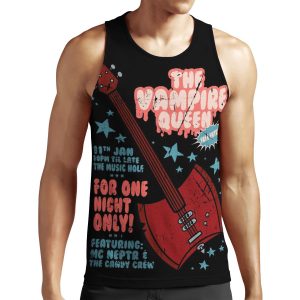 The Vampire Queen Music Poster All-over-print Unisex Tank Top