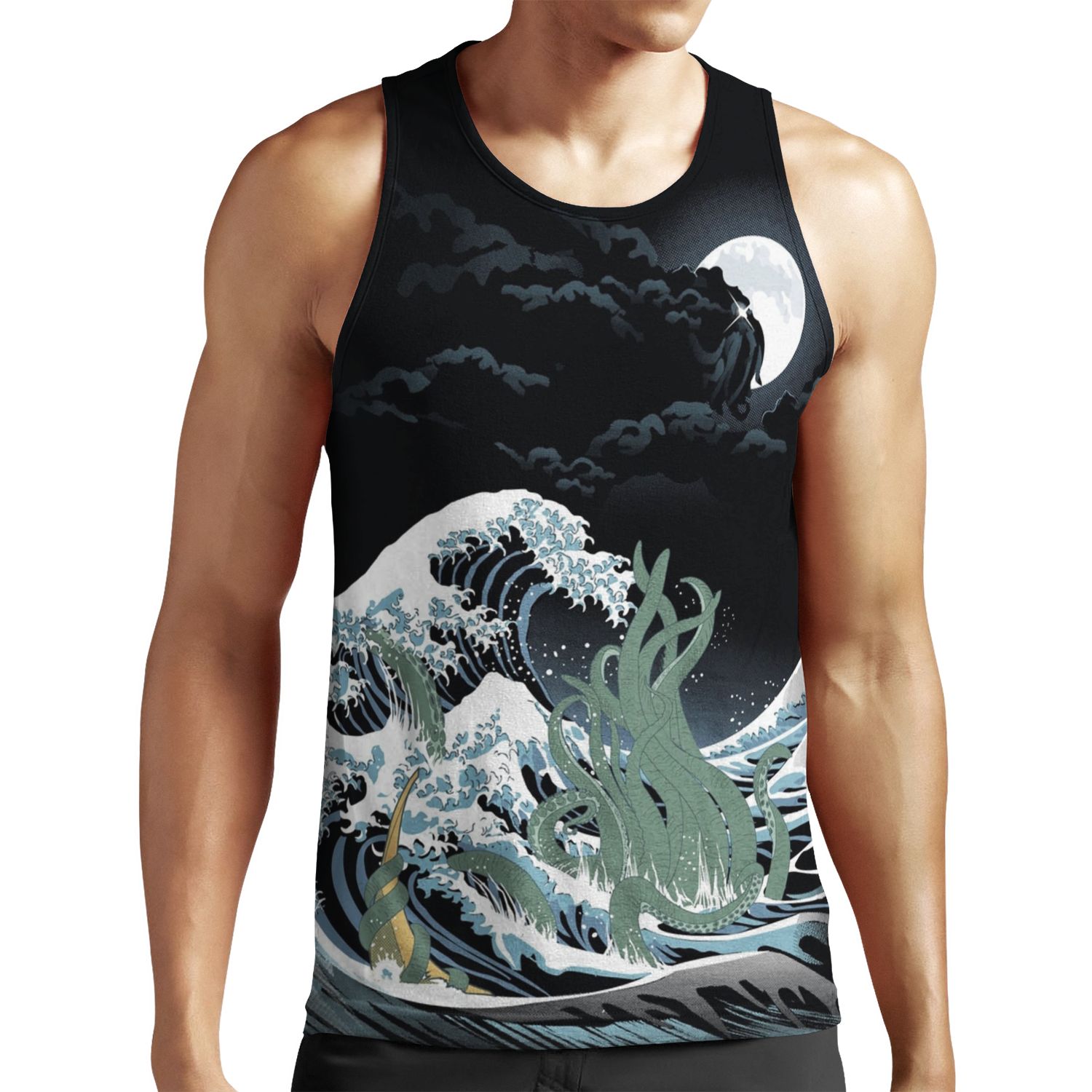 The Wave Off R Lyeh All-over-print Unisex Tank Top