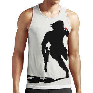The Winter Solider Silhouette All-over-print Unisex Tank Top