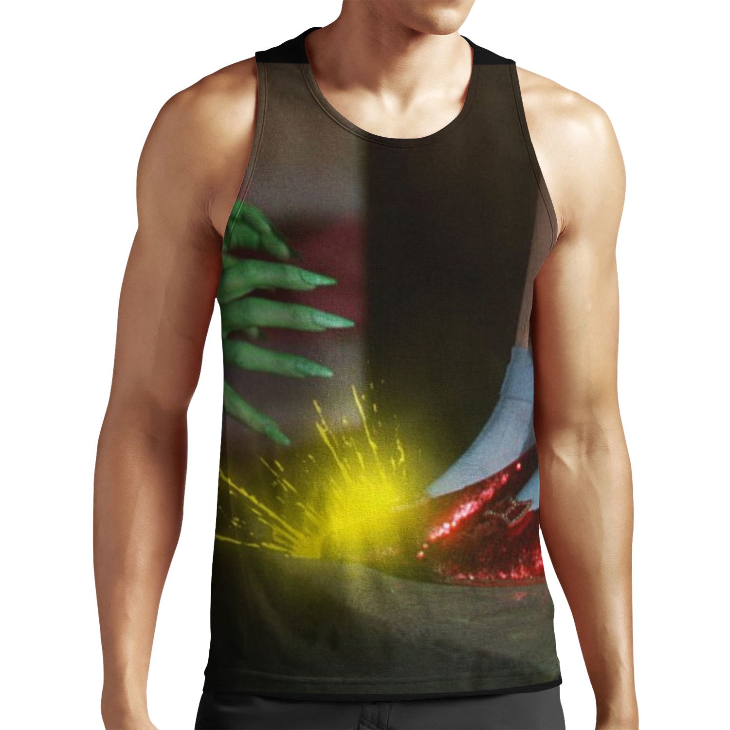 The Wizard Of Oz Ruby Slippers Scene All-over-print Unisex Tank Top