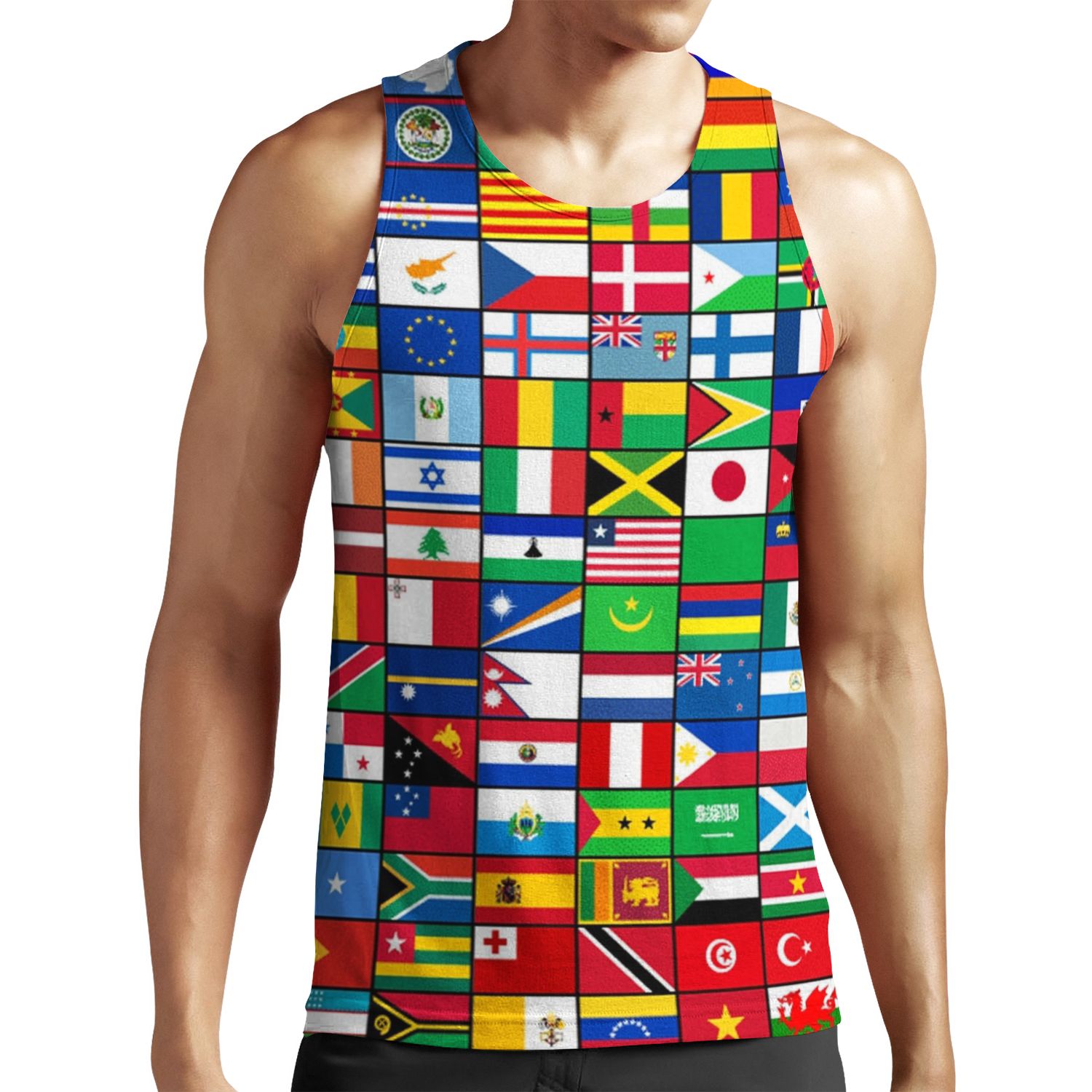 The World S Flags All-over-print Unisex Tank Top