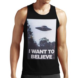 The X Files I Want To Believe All-over-print Unisex Tank Top