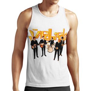 The Yardbirds English Rock Band Distressed Retro Vintage Tshirt Design All-over-print Unisex Tank Top
